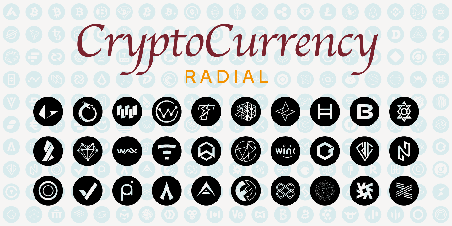 Cryptocurrency Box Font preview